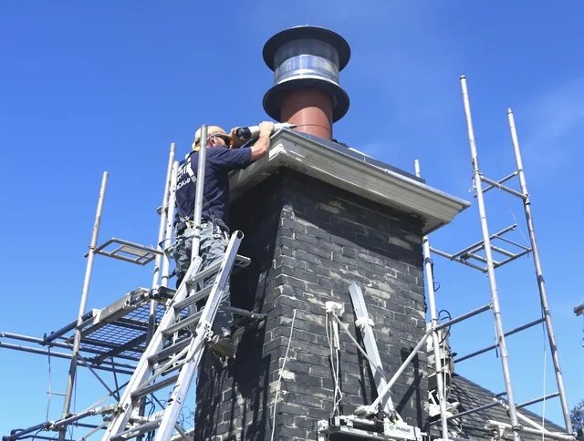 Sturdy chimney crown finished by Pico Rivera Chimney Sweep in Pico Rivera, CA