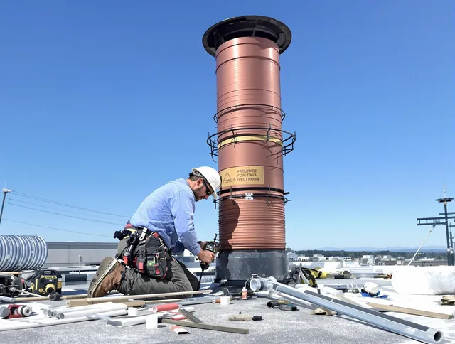 Installed chimney liner by Pico Rivera Chimney Sweep in Pico Rivera, CA