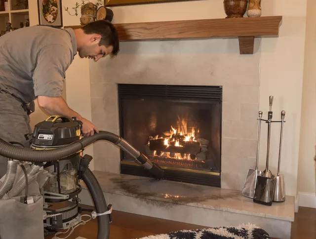 Routine fireplace upkeep by Pico Rivera Chimney Sweep in Pico Rivera, CA