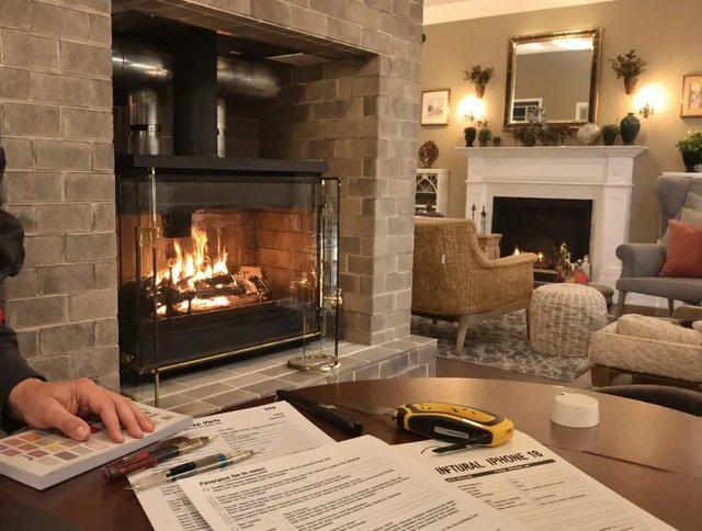 Pico Rivera Chimney Sweep verifying fireplace safety measures in Pico Rivera, CA