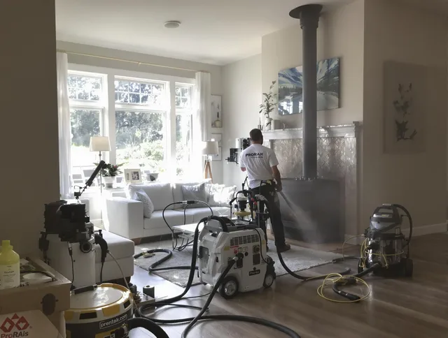 Soot removal service by Pico Rivera Chimney Sweep for a fireplace in Pico Rivera, CA